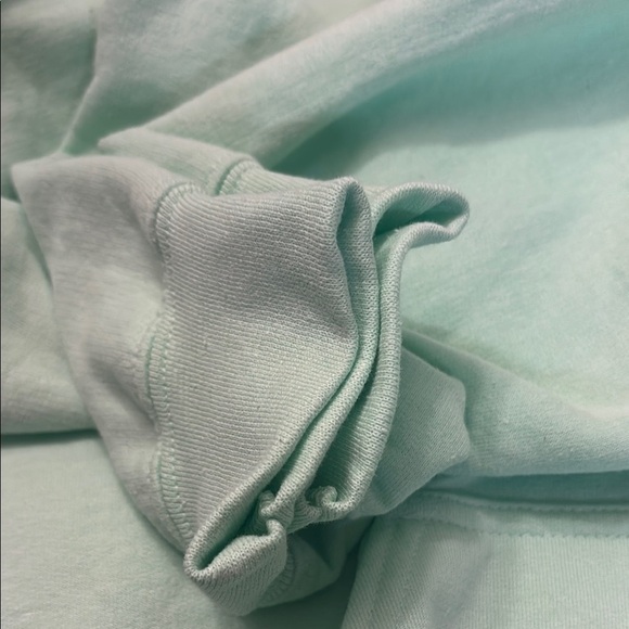 Gildan Light Green Hoodie with Floral Accent - Picture 14 of 16